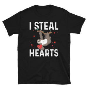 I Steal Hearts Sloth Shirt Baby Sloth Heart Shirt Valentines