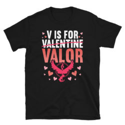 V Is For Valor Shirt Valentines Day Shirt For Boys Girl