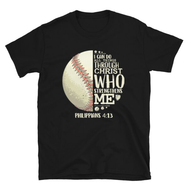 Baseball Philippians 4 13 T-Shirt
