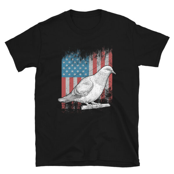 Pigeon American Flag T-Shirt