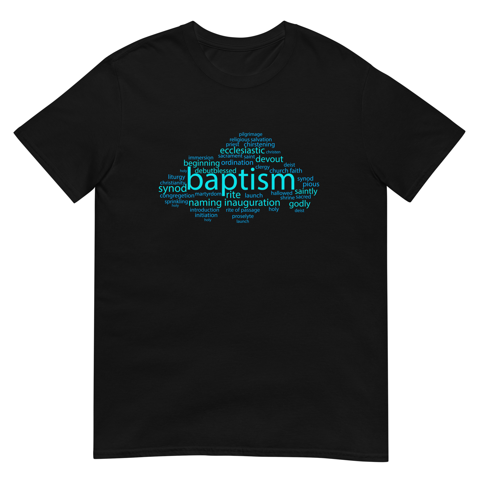 Baptism Word Cloud Shirt - ShirtZilla.com