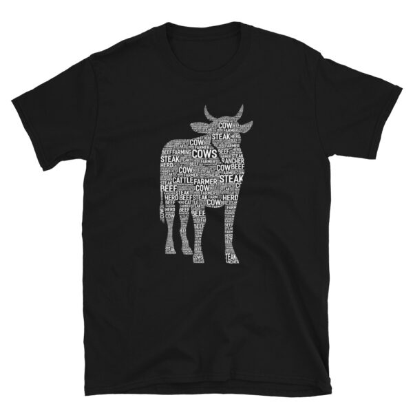 Phonetic Alphabet Cow Word Cloud T-Shirt