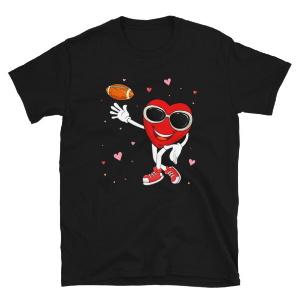 Valentines Day Heart Football T-Shirt