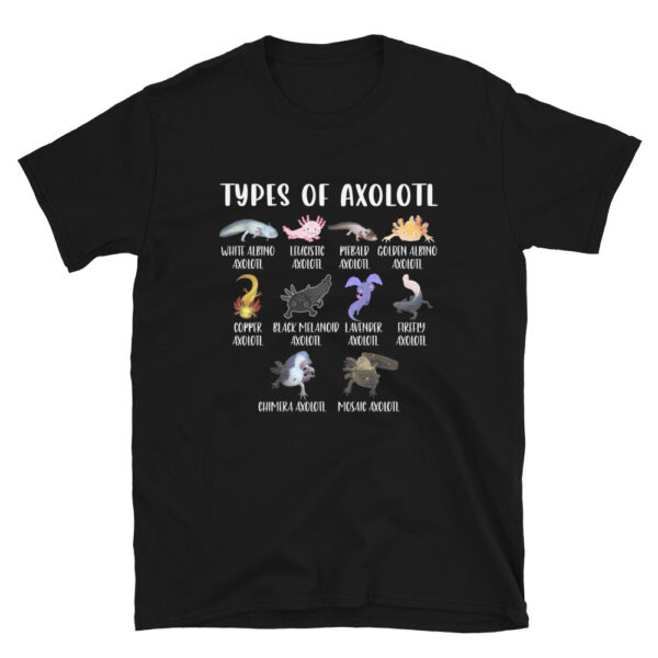 Types of Axolotl T-Shirt