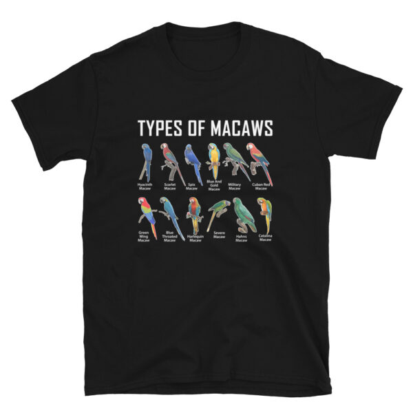 Types of Macaws T-Shirt