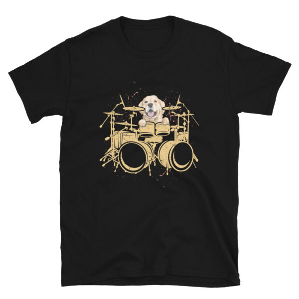 Golden Retriever Drummer T-shirt