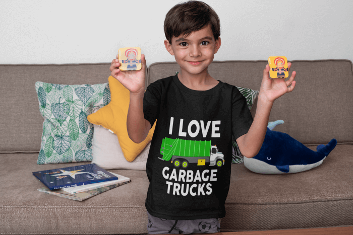 i-love-garbage-trucks-t-shirt-mockup-of-a-smiling-boy-playing-at-home