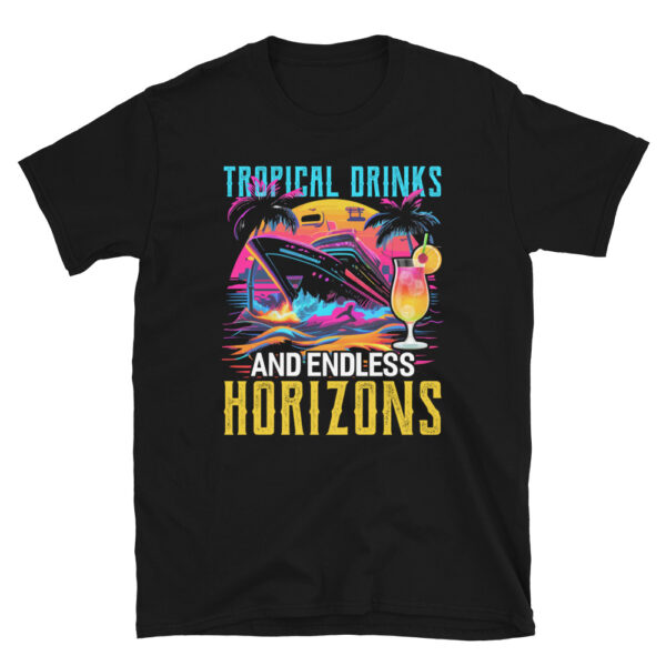 Tropical Drinks and Endless Horizons T-Shirt