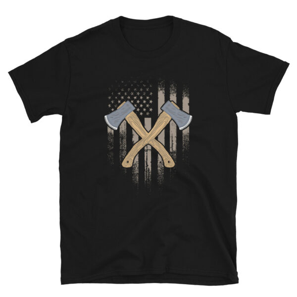 Axe Throwing American Flag T-Shirt