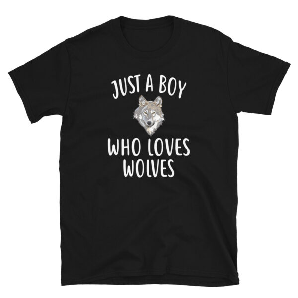 Just A Boy who loves WOLVES T-Shirt