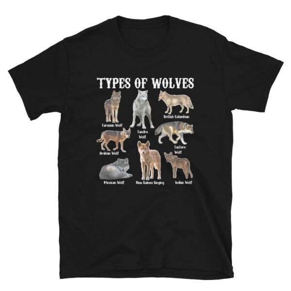 Types of Wolves T-Shirt
